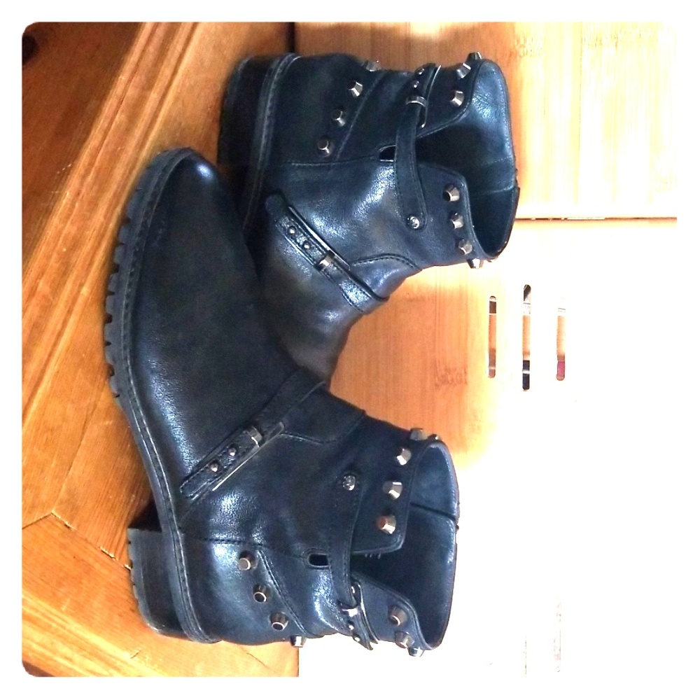 Go West Studded Stuart Weitzman Booties - image 1